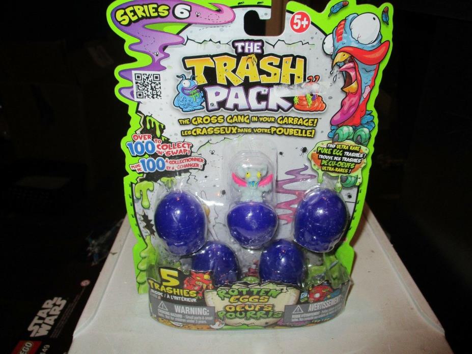 The Trash Pack Series 6 - 5 Trashies in 5 Rotten Eggs battered bat
