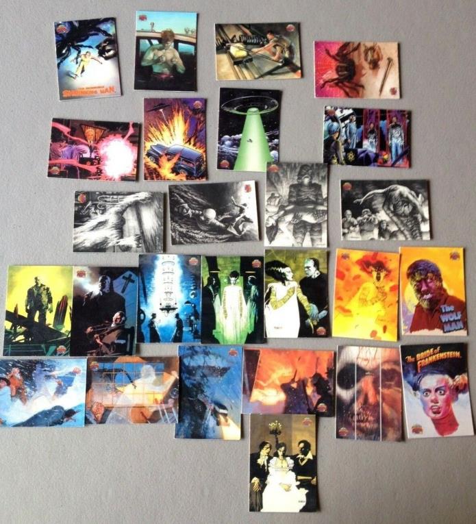 Topps Universal Monster cards  ex condition