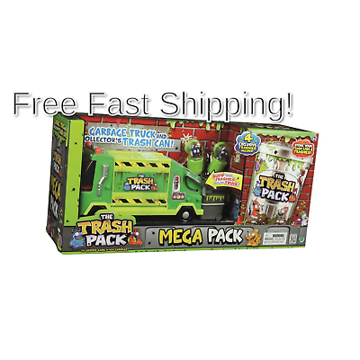 The Trash Pack Mega Pack with Garbage Truck and Collector's Trash Can