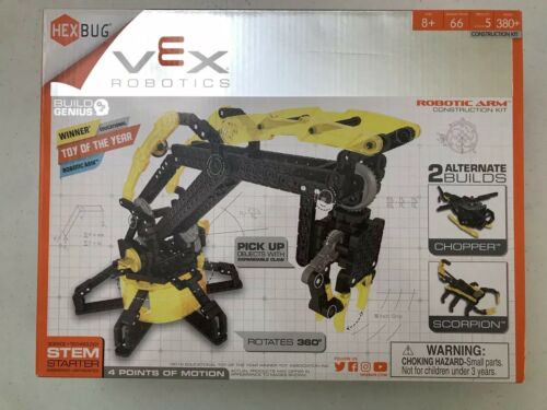 New In Box!  HEXBUG VEX Robotic Arm Construction Kit + 2 Alternate Builds
