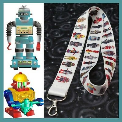 Lanyard featuring 47 Cool Toy Robots Free Ship