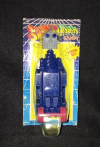 SEALED vintage 1986 Topps Switch-A-Robots BLAST-BOT candy container.