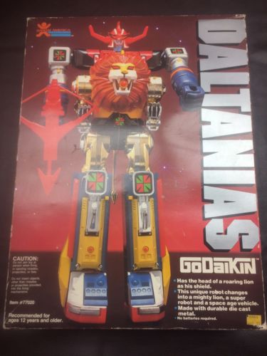 Godaikin Daltanias Diecast Vintage Robot Popy