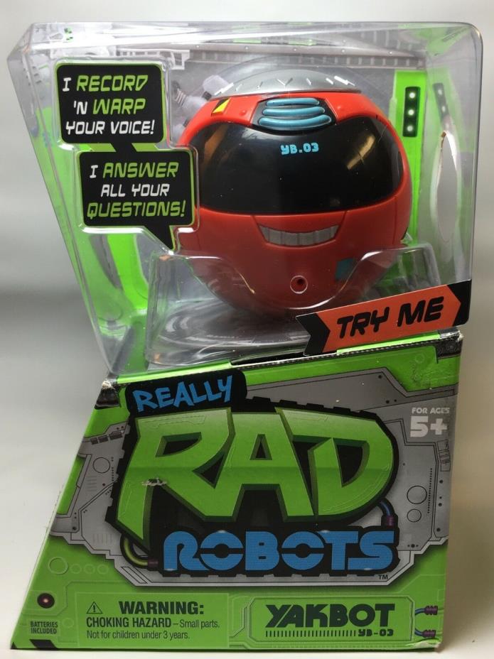 YakBot Really Rad Robots Prank Friends Answers RED YB03 Records 4 Cool effects