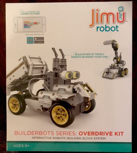UBTECH JIMU Robot Builderbots Series Overdrive Kit / App-Enabled Building New