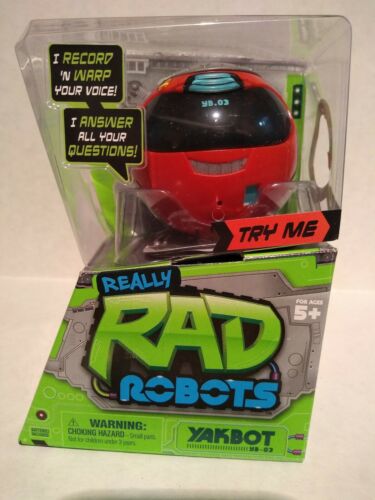 Red Yakbot Really Rad Robots Record Warp Voices Answer Questions Interactive