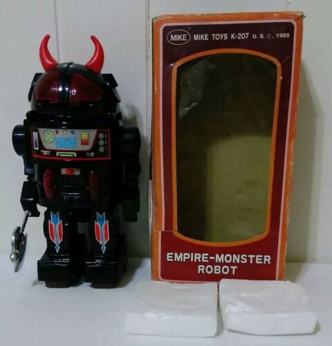 1985 Mike Toys Empire-Monster Robot K207 Taiwan NEAR MINT WORKS W/ BOX VERY RARE