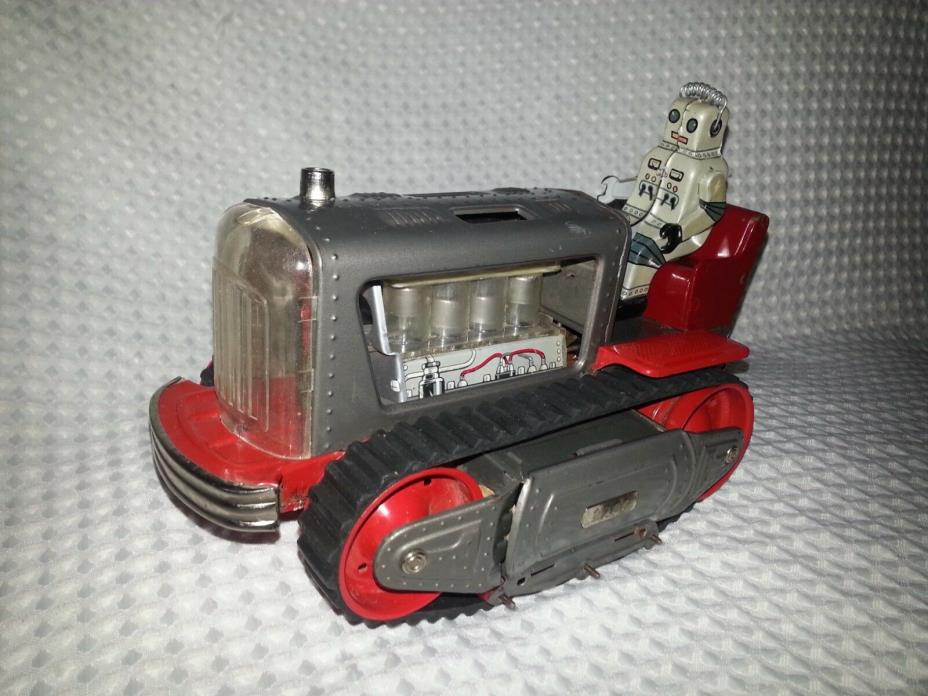 1960's Nomura Japan-ROBOT TRACTOR -Complete-Working-Great Condition