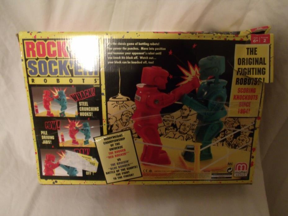 Mattel Rock 'Em Sock 'Em Robots Classic Rockem Sockem Boxing Toy By Mattel