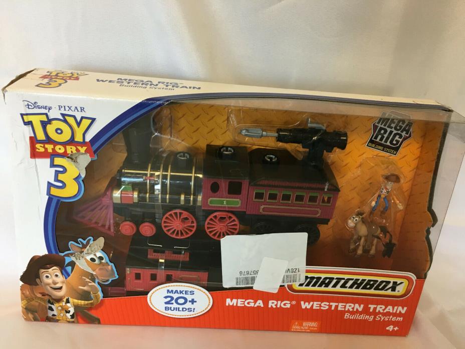 Toy Story 3 Matchbox Meg Rig Western Train Buidling System New with Damaged Box