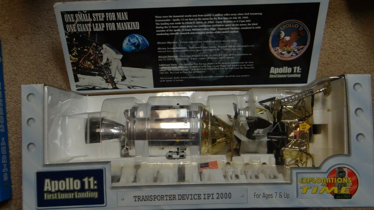 IPI Explorations in Time Apollo 11 First Lunar Landing Set SEALED BUZZ ALDRIN