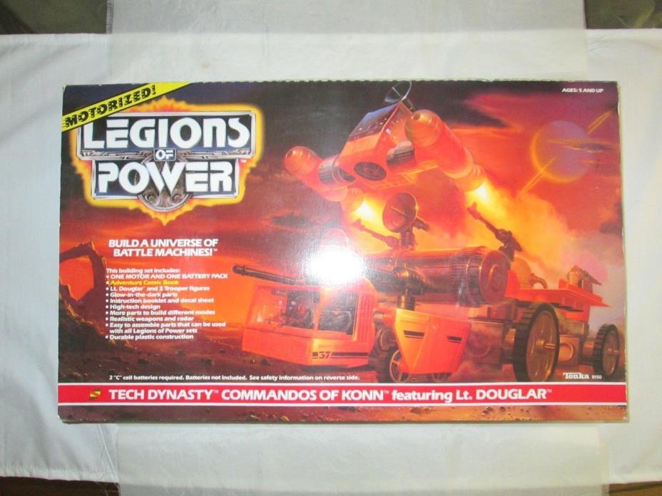 Vintage Tonka MOTORIZED Legions of Power Tech Dynasty COMMANDOS OF KONN