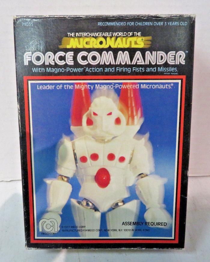 Vintage MICRONAUTS BY MEGO Force Commander Micronauts MIB C-8.5+ Complete