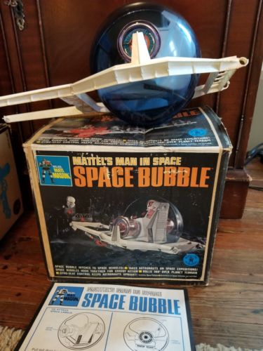 1968 Mattel Matt Mason SPACE BUBBLE With BOX & Instructions - Complete - XLNT!