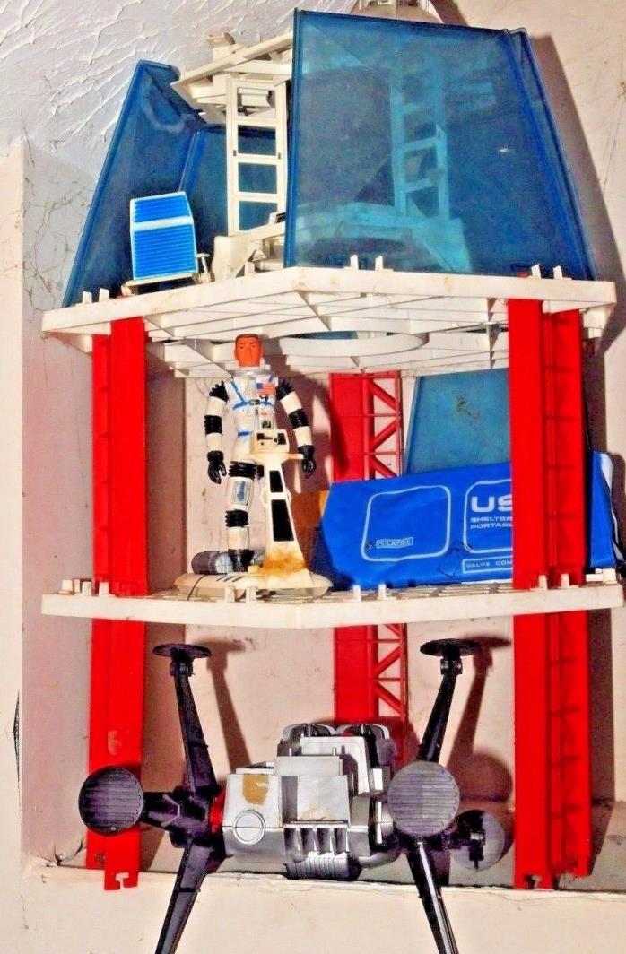 Major Matt Mason Space Station/  Crawler,Sled,Major,JetPak. [Mattel 68]