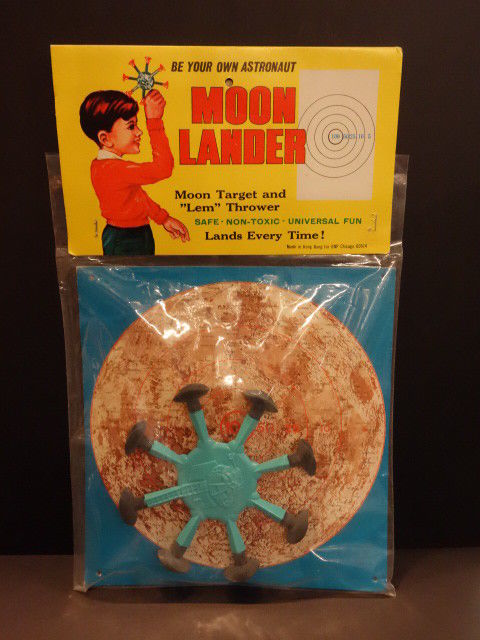 All Original Moon Lander Moon Target & Apollo Lem Thrower Hong Kong 1969