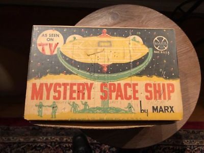 Vintage Marx Mystery Space Ship Toy In Box