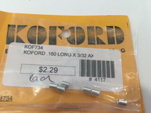 KOFORD .060 LONG X 3/32 ID ALUMINUM AXLE SPACERS