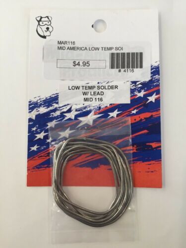 MID-AMERICA LOW TEMP SOLDER WITH LEAD
