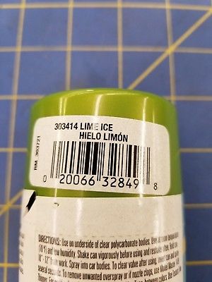 Pactra 303414 Lime Ice  Lexan Spray Paint 1/24 Slot Car RC Mid America