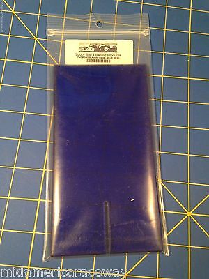 Lucky Bob's #1005B Blue Acrylic Setup Display Block from Mid America Raceway