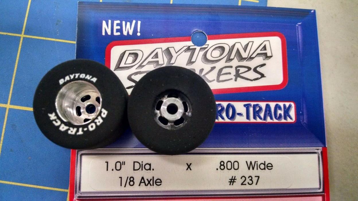 Pro Track #237 Daytona stockers 1.0 x .800 rear Tires 1/8 axle Mid America