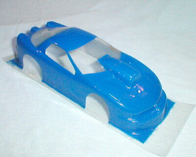 Late Model  Pro Stock Drag Racer Painted Body Slot Car by DCR Original NOS Blue