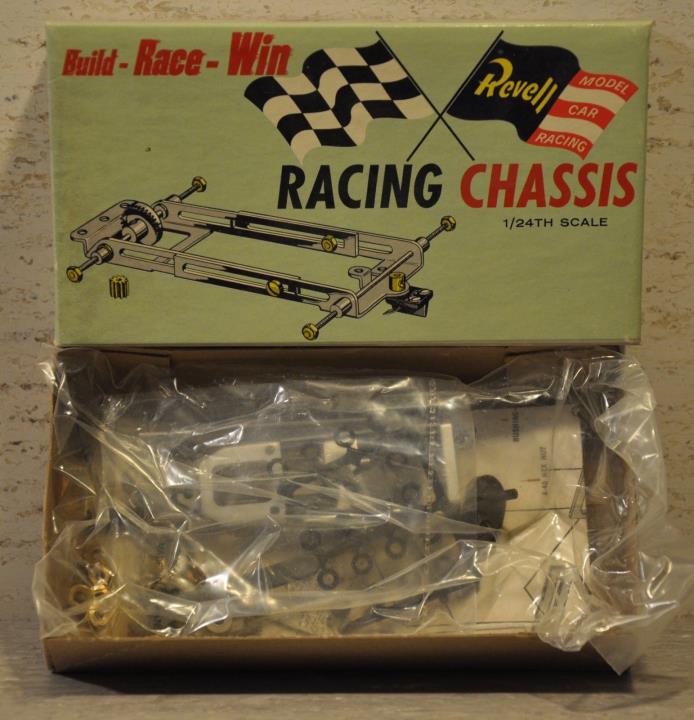 Revell's Vintage Slot Car Racing Chassis -  1:24 SCALE - Parts Sealed In Box