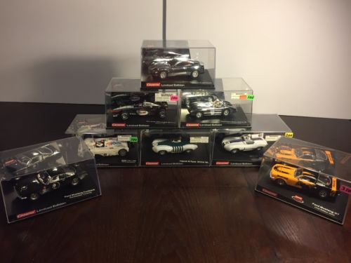 Lot of 8x Carrera 1/32 Scale Slot Cars - Mustang, Aston Martin, Adult Owned