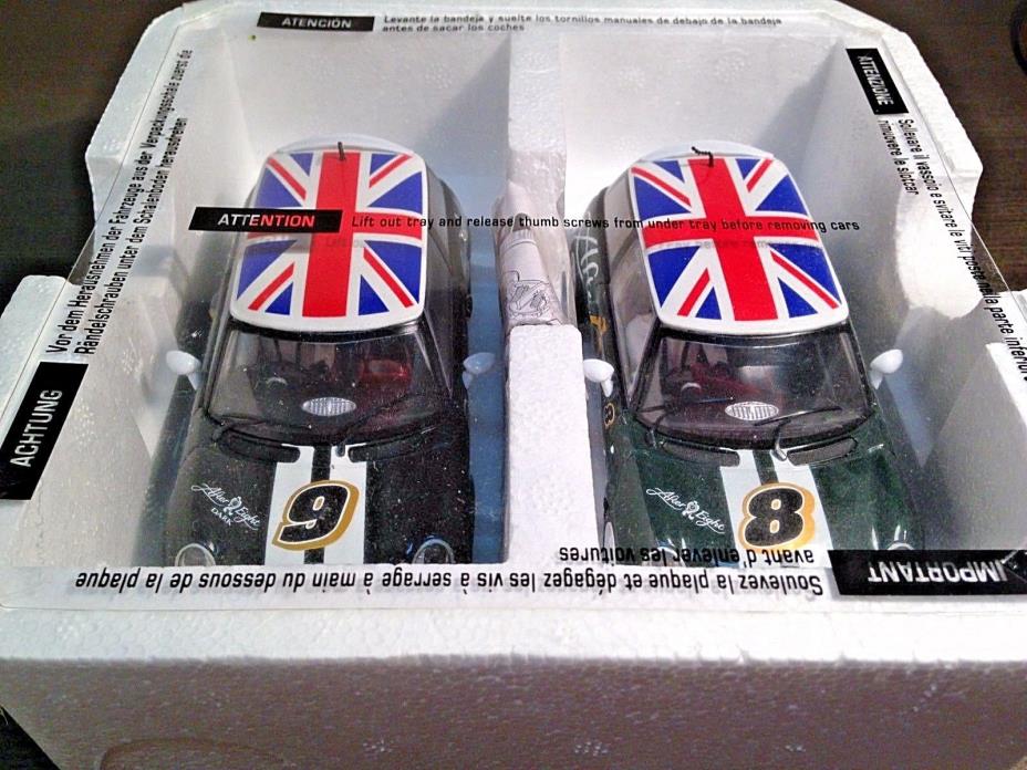 Scalextric After Eight Nestle Promotion Mini Cooper (2 cars). BNIB. Rare. Mint.