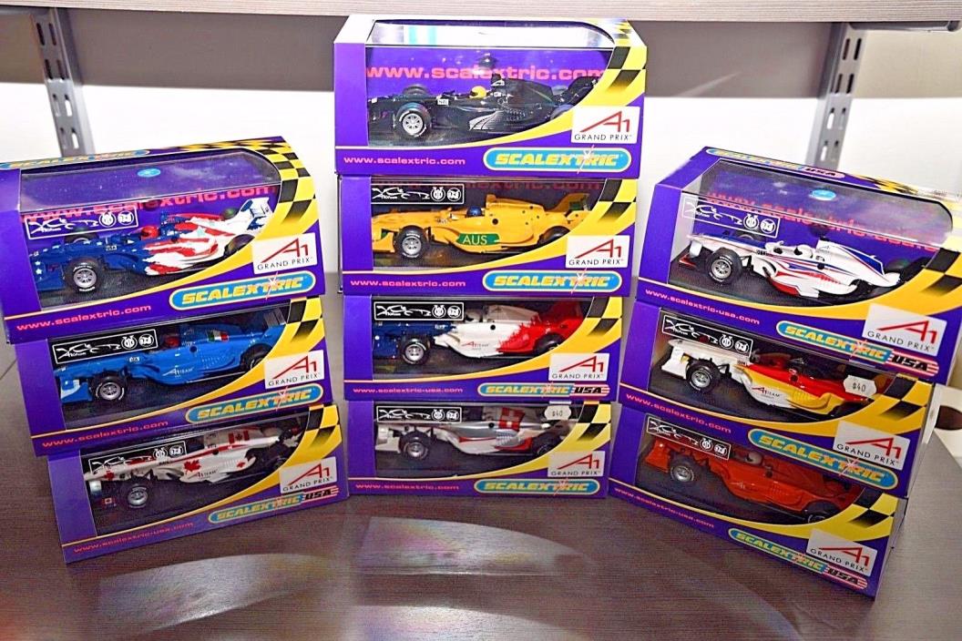 Scalextric A1 GP Complete Set (10 Cars) All BNIB & Have Never Been Out of Box