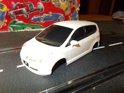 1/32 Honda FIT Body only SLOT CAR Body White no chassis is included Take-off