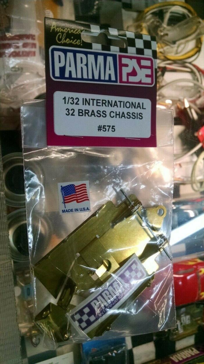 PARMA INTERNATIONAL 32 BRASS ISO FULCRUM CHASSIS 1/32 slot car NEW CARD
