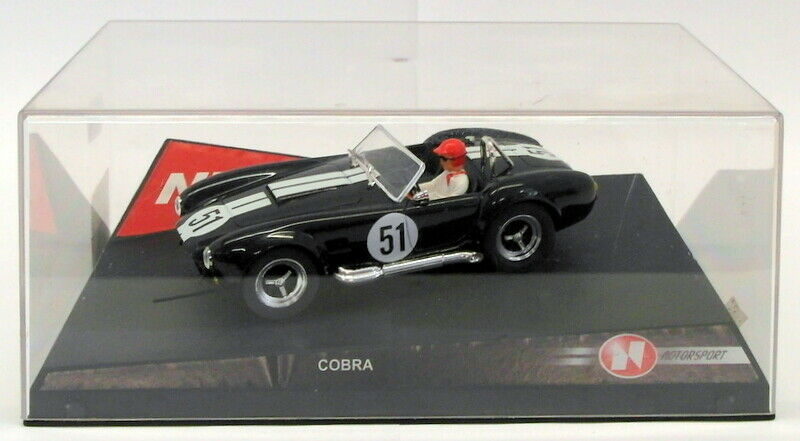Ninco 1/32 Scale Model Slot Car 50207 - AC Cobra - #51 Black