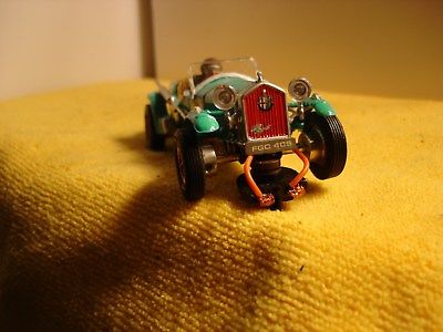 Vintage MPC 1934 Alfa Romeo 8C blue slot car 1/32 offered by MTH