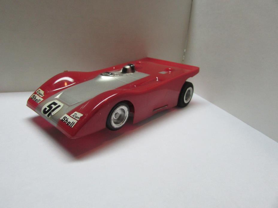 Very Rare RIGGEN 1/32 Slot Car Red New Old Stock NEVER RACED BRAND NEW LOOK!!!