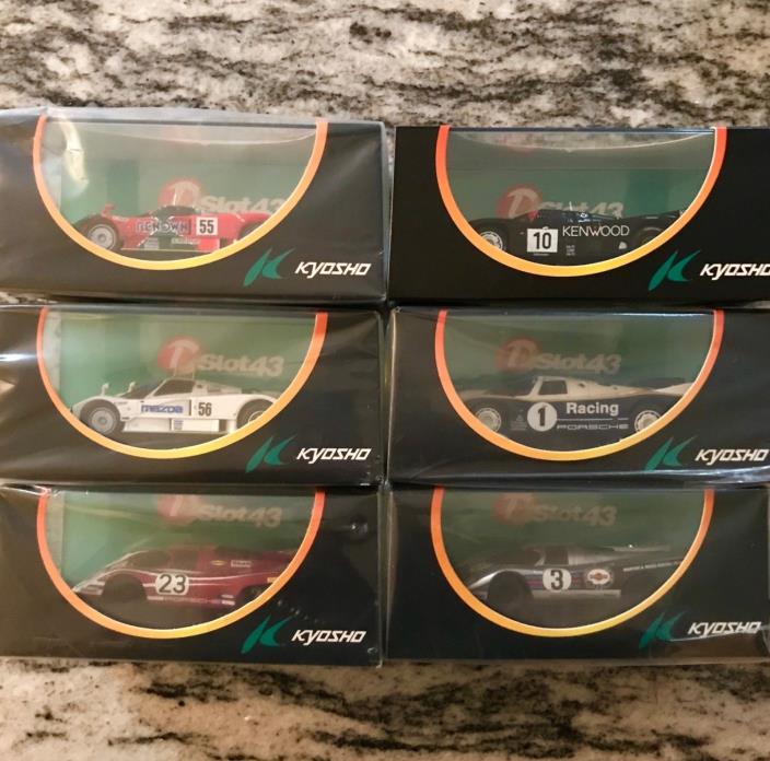 Kyosho DSlot43 1:43 scale Slot Cars Hard to Find (6) All New