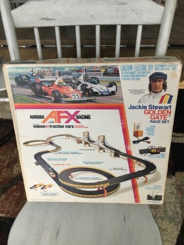 AFX Jackie Stewart Golden Gate 1978 Slot Car Race Track