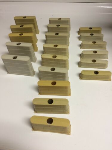 Vintage Lot of 20 TYCO Slot Car Track Risers Bridge Piers Supports 3 Heights