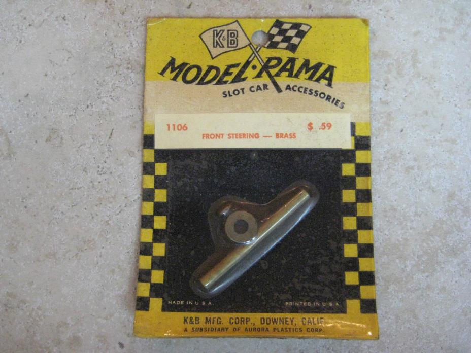 Early 1960s K&B Aurora Model Rama Brass Front Steering #1106