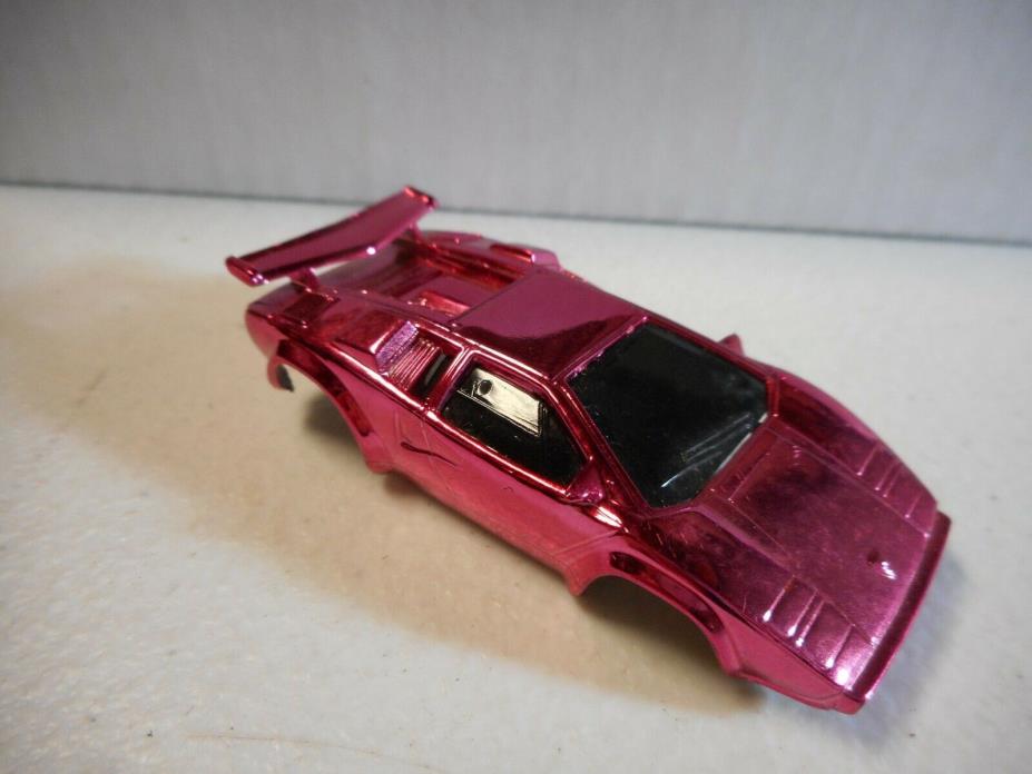 TYCO 440-X2 ULTRA CHROME PINK LAMBORGHINI BODY