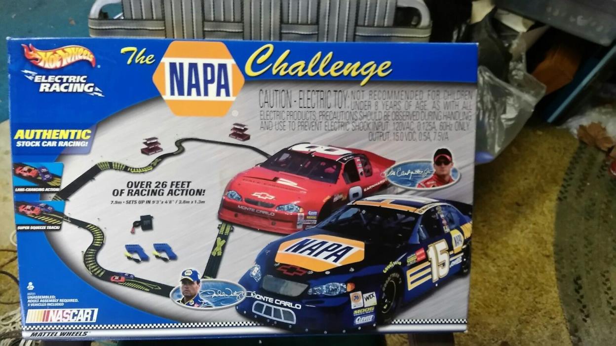 Hot wheels Napa challenge  electric race set new in box