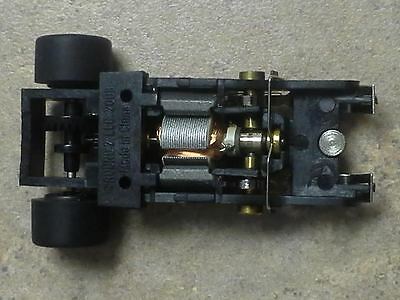 One NEW Indy Autoworld Black Rear Super lll HO Slot Car Chassis / Pin Run on AFX