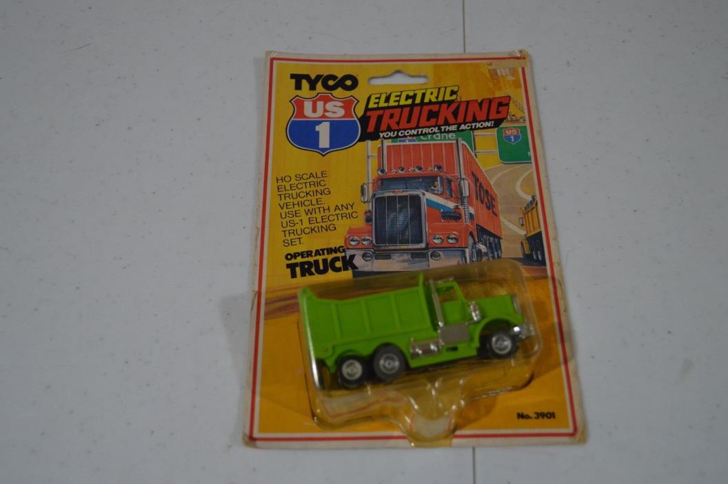 New and Sealed TYCO US1 Operating Truck Electric Trucking 3901 Green Dump Truck