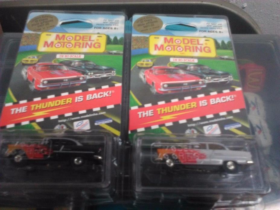 Model Motoring 55 Chevy white w/flames & Black limited edition, NEW