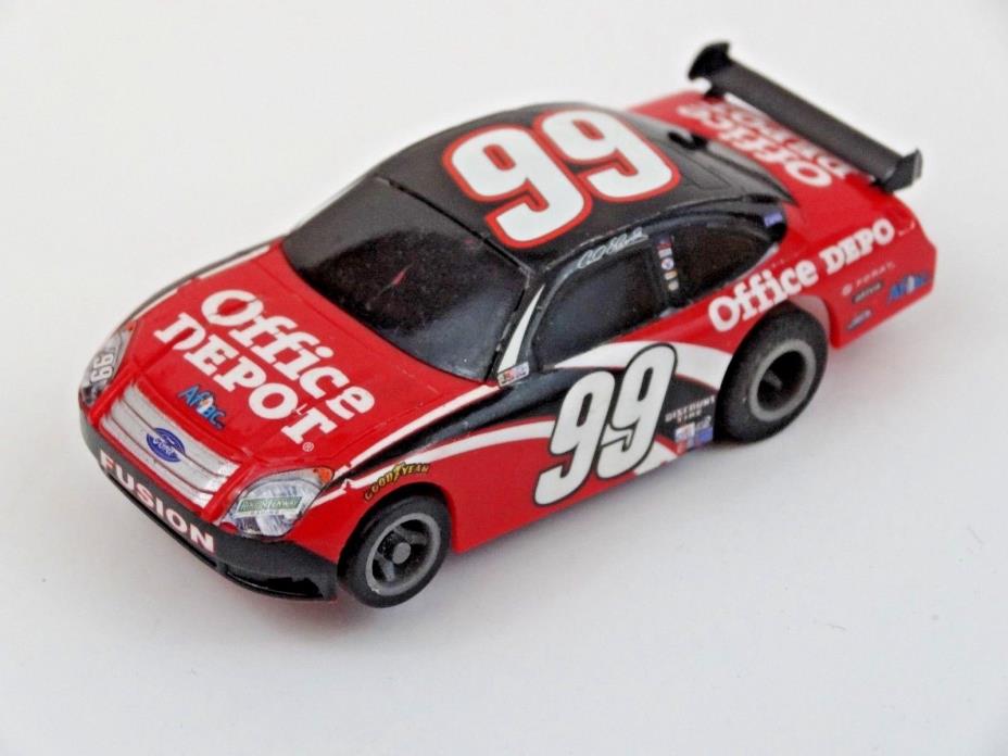 LIFE-LIKE FORD FUSION NASCAR OFFICE DEPOT #99 Slot Car HO Carl Edwards Tested