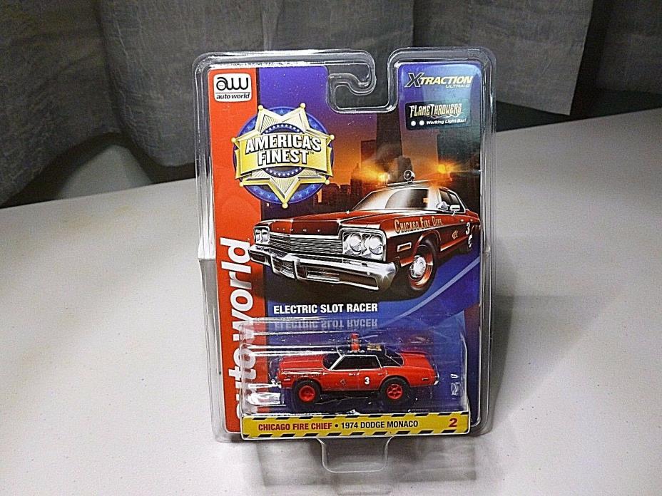 NEW AW AMERICA'S FINEST FLAMETHROWERS CHICAGO FIRE 1974 DODGE MONACO #2 NEW