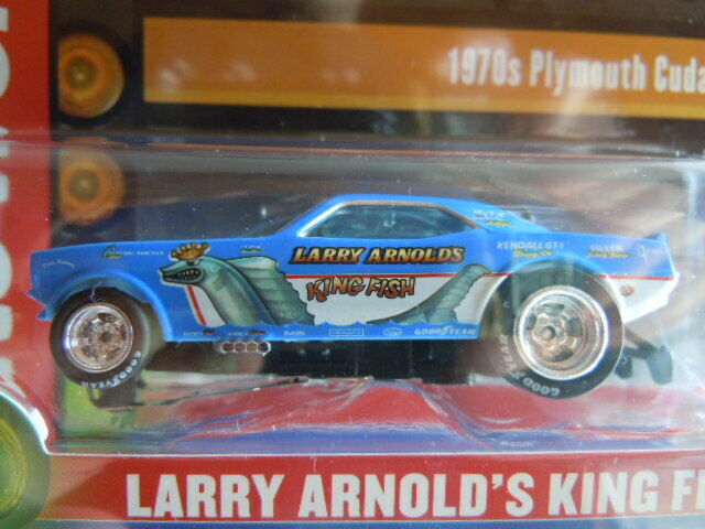 Auto World 4-Gear Legends Dragster Slot Car ~ 1970 Plymouth Cuda~  King Fish