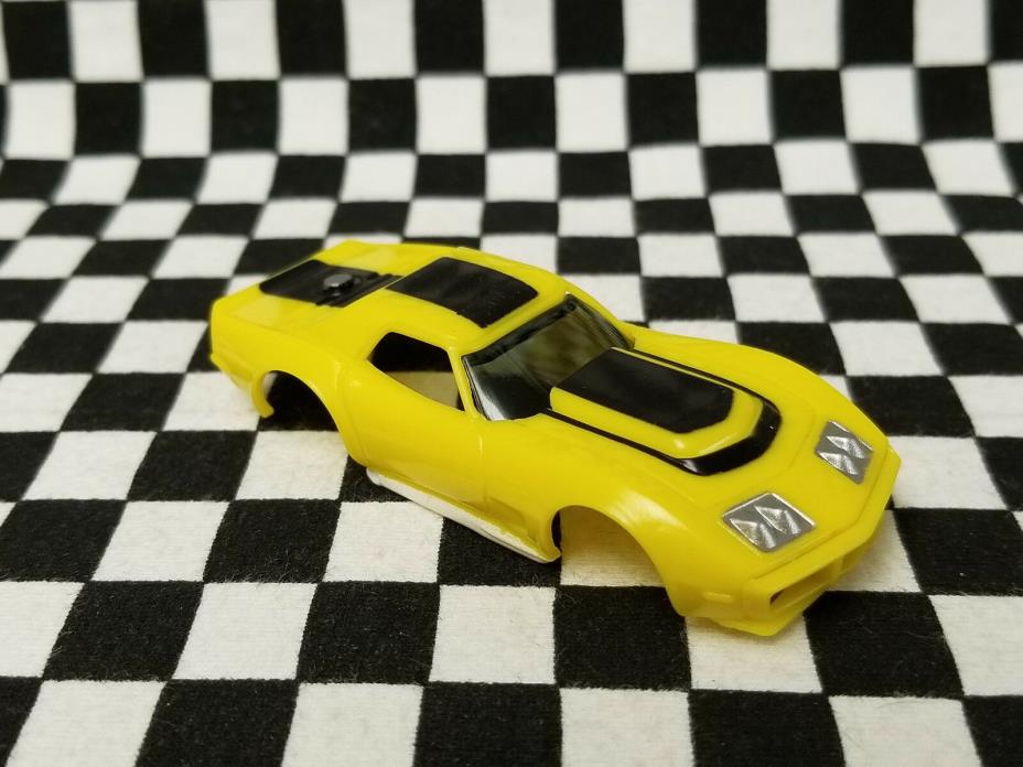 Yellow & Black AF Xtras A/P A Production Corvette - AFX, TOMY, Auto World