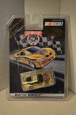 TYCO 440-X2 PONTIAC GRAND PRIX 50 Gold Chrome Mint on Card HO Slot Car 36092